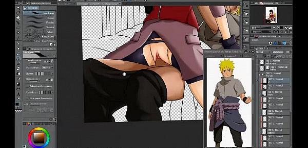  Hentai Speed Painting 01 - Naruto x Hinata